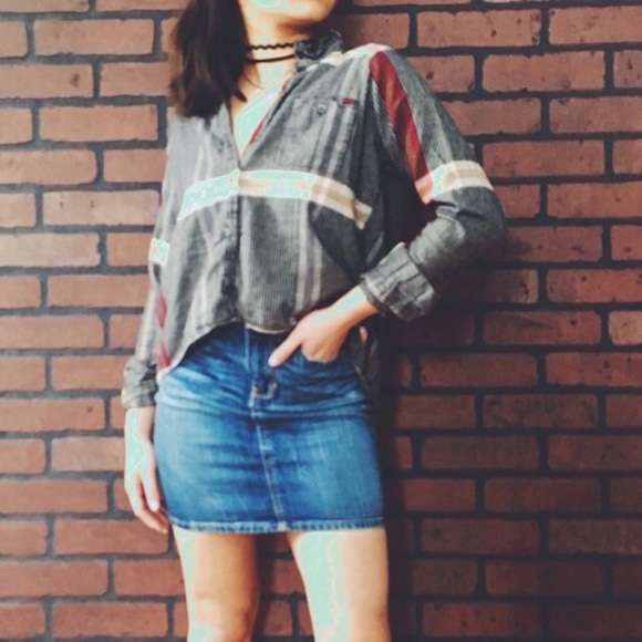 Urban Outfitters Tops - Cropped flannel blouse!